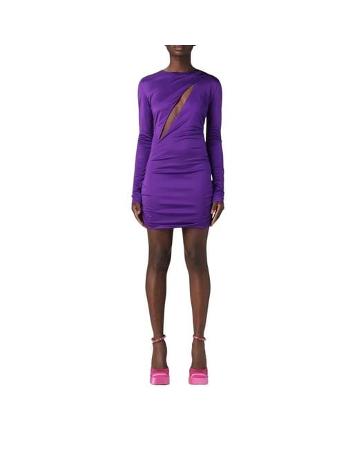 Party Dresses Versace de color Purple