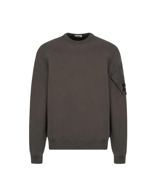 Stone Island Gray Sweatshirts for men