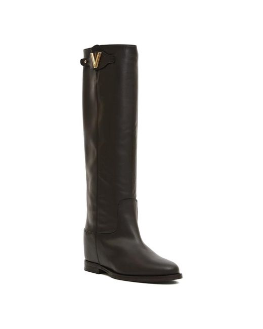 Via Roma 15 Black High Boots