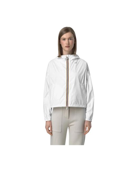 Rain Jackets K-Way de color White