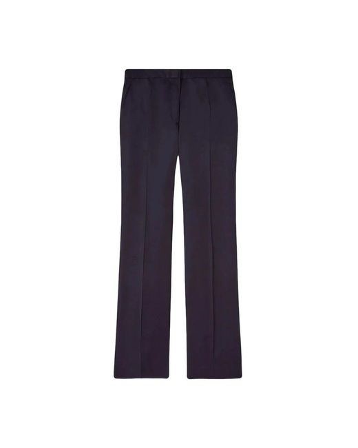 Jil Sander Blue Straight Trousers