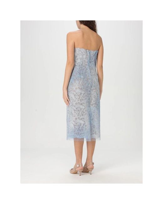 Midi Dresses Ermanno Scervino de color Blue
