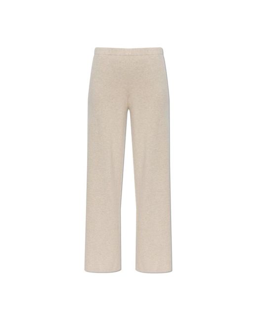 Wide Trousers Lisa Yang de color Natural