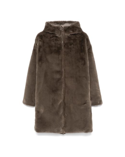 Faux Fur & Shearling Jackets di Save The Duck in Brown