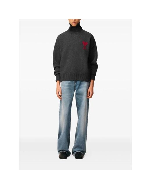 Turtlenecks AMI pour homme en coloris Gray