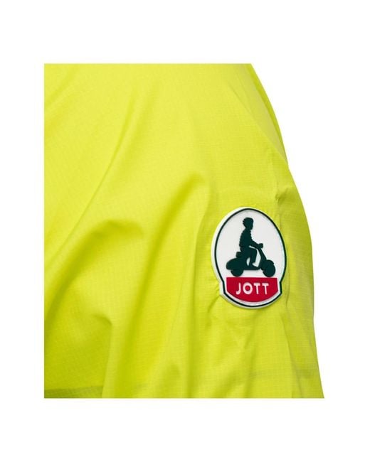 J.O.T.T Jassen ,Groen ,Leer Derry Jacket in het Yellow voor heren