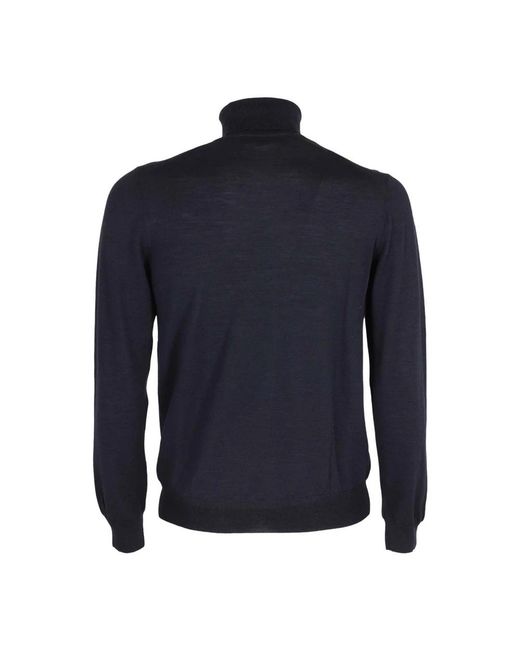 Tagliatore Blue Turtlenecks for men