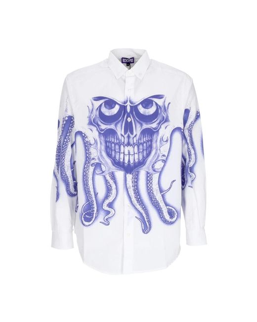 Octopus Blue Casual Shirts for men