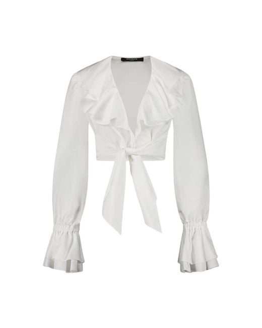 Balmain White Blouses