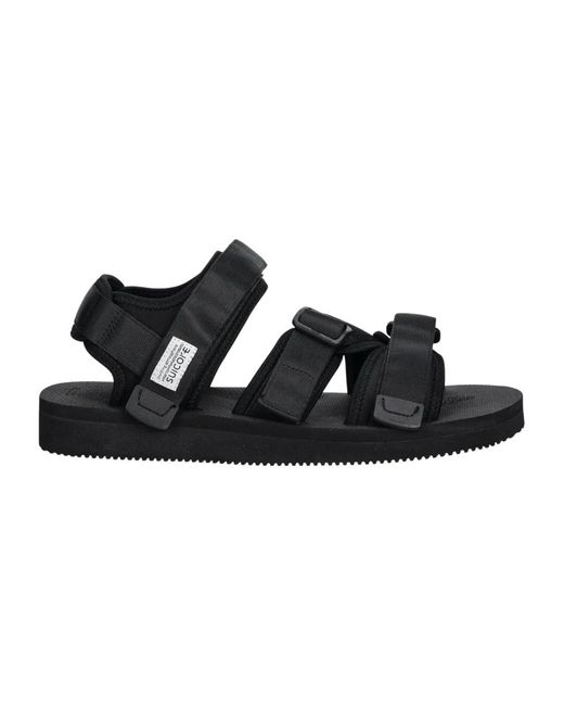 Suicoke Flat Sandalen in het Black