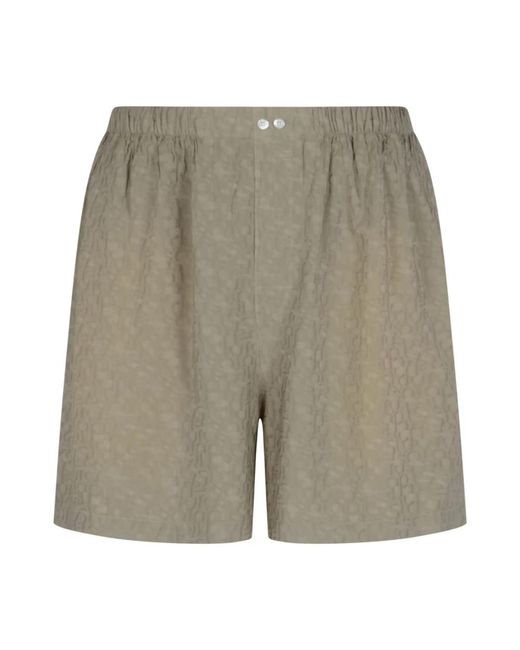 Acne Gray Casual Shorts for men