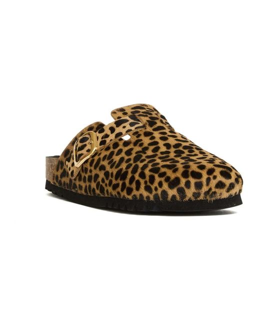 Scholl Brown Mules