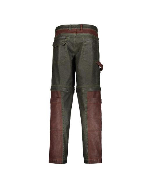 DIESEL Gray Straight Fit Jeans for men
