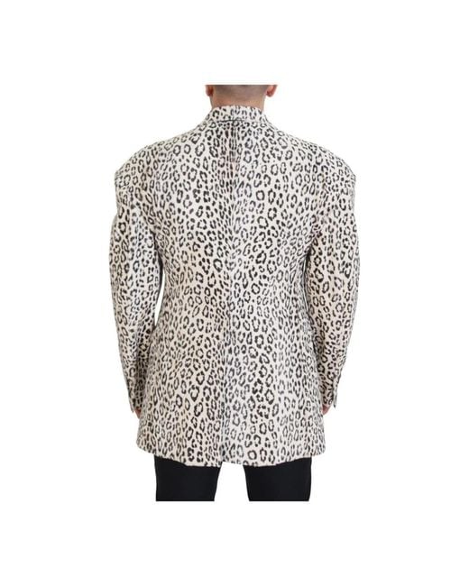 Dolce & Gabbana Gray Blazers for men