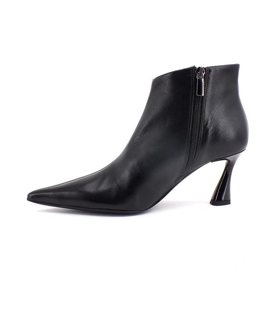 Eddy Daniele Black Heeled Boots