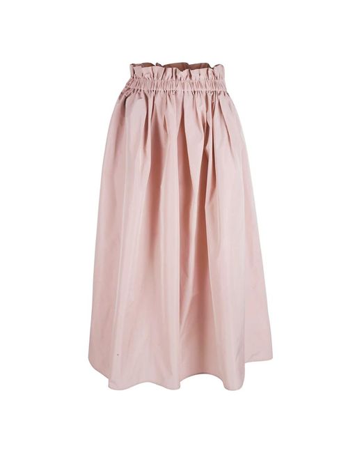 Herno Pink Midi Skirts