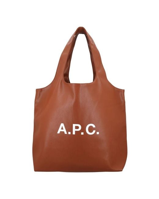 A.P.C. Brown Shopping Bags