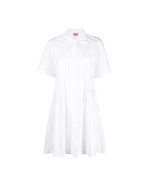 KENZO White Short Dresses