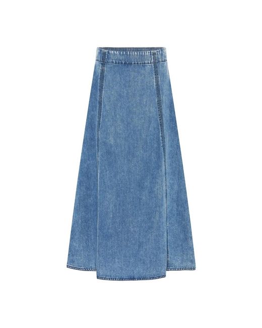 Bruuns Bazaar Denim Skirts in het Blue