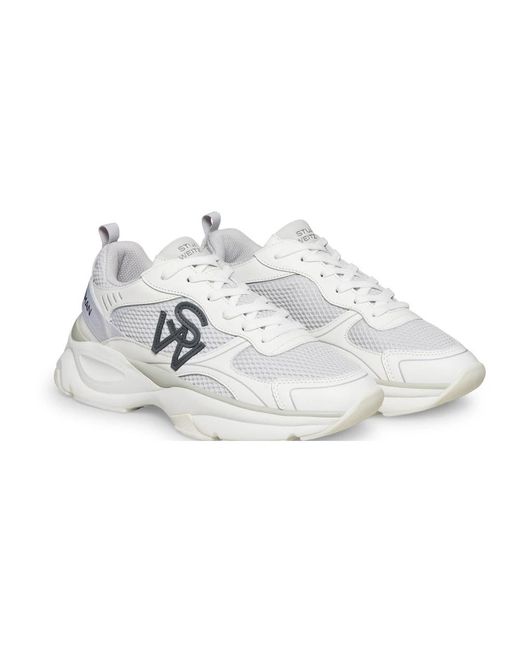 Stuart Weitzman White Sneakers