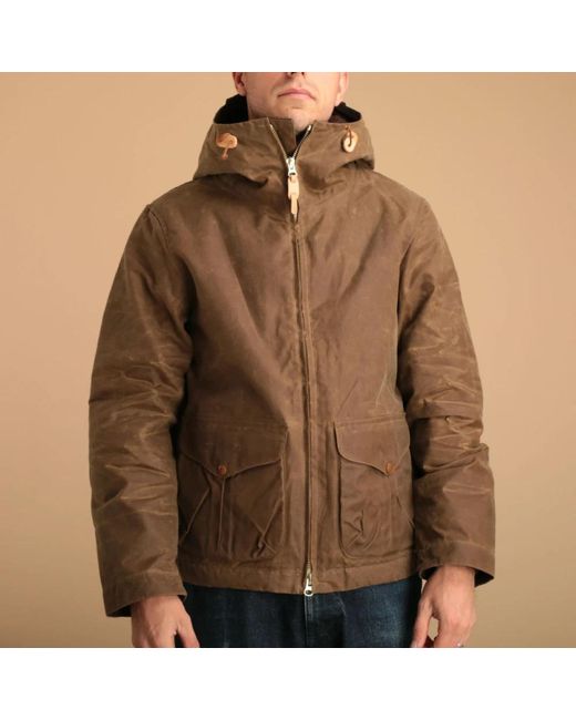 Manifattura Ceccarelli Brown Winter Jackets for men