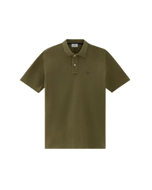 Woolrich Green Polo Shirts for men