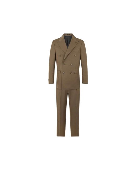Roberto Cavalli Natural Double Breasted Suits for men