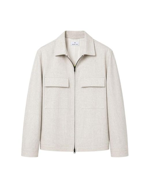 Manuel Ritz Gray Light Jackets for men