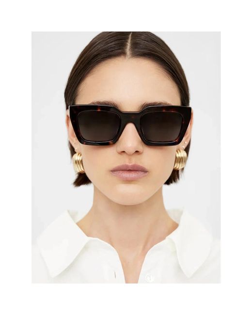 Anine Bing Black Sunglasses
