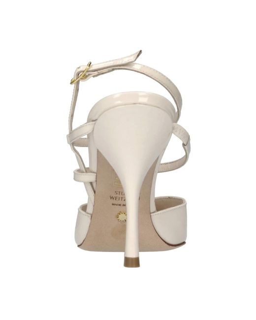 Stuart Weitzman Natural With Heel