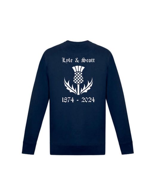 Lyle & Scott Blue Sweatshirts for men