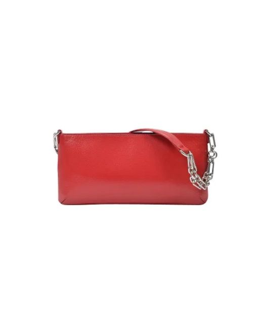 By Far Red Shoulder Bags