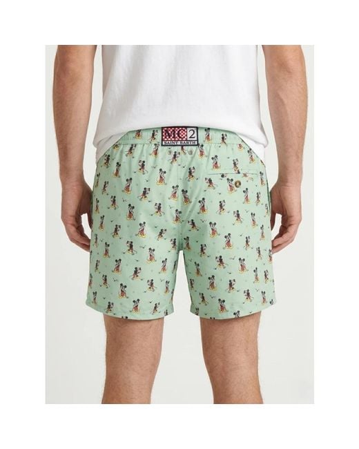 Mc2 Saint Barth Green Beachwear for men
