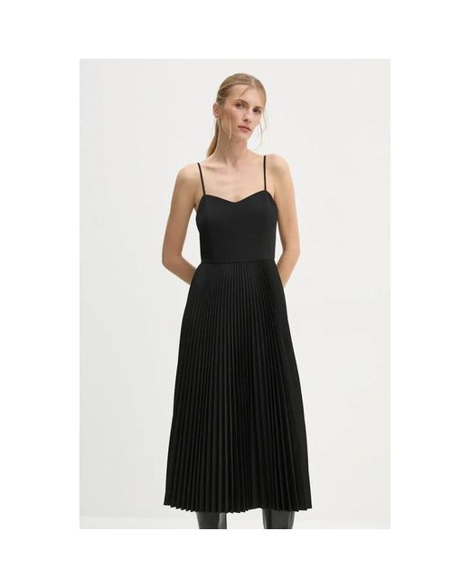 Midi Dresses Theory de color Black