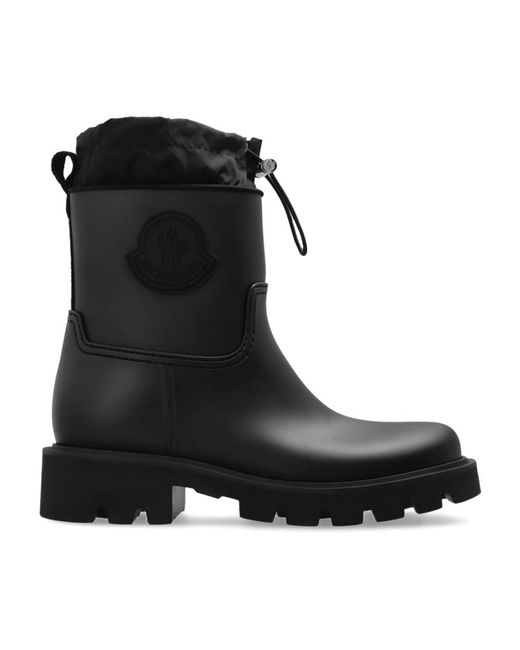 Moncler Black Rain Boots