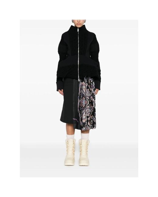 Cardigans Sacai de color Black