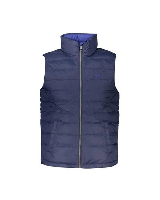 La Martina Blue Waistcoats for men