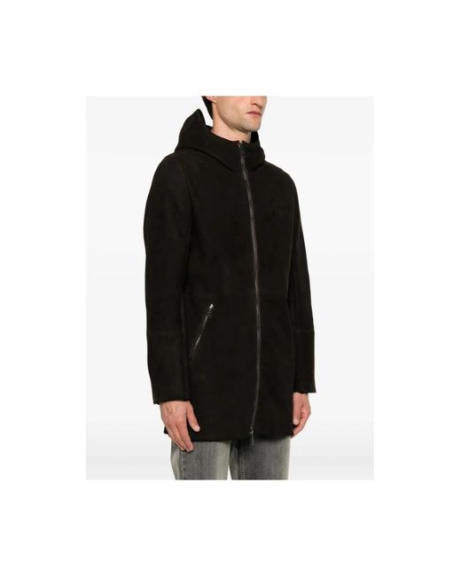 Giorgio Brato Black Parkas for men