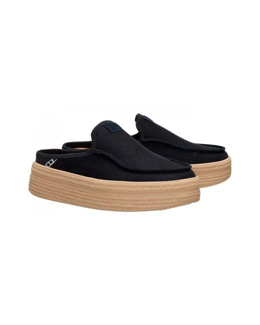 HeyDude Blue Mules