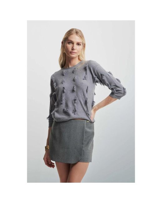 Kocca Round-Neck Knitwear in het Blue