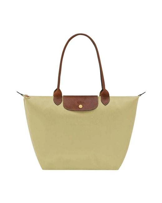 Longchamp Green Shopping Bags