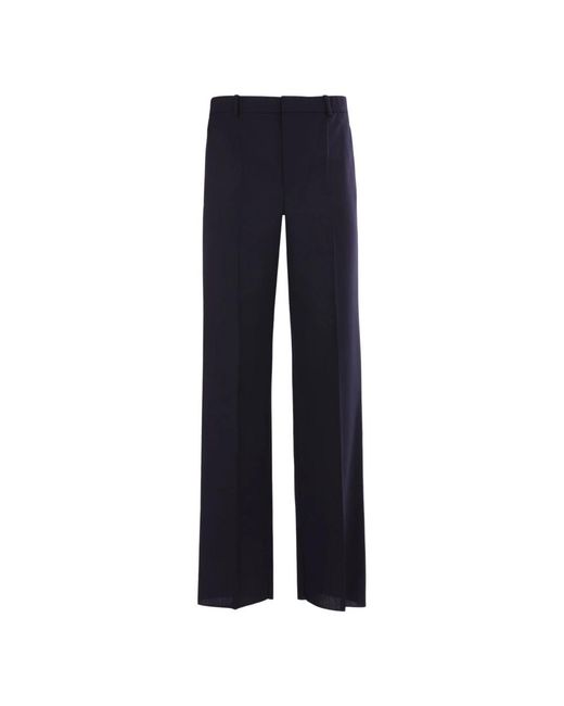 Saint Laurent Blue Wide Trousers for men