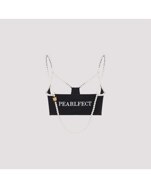 Moschino Black Sleeveless Tops