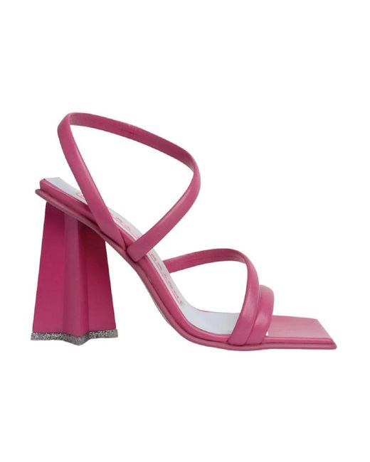 Chiara Ferragni Pink High Heel Sandals