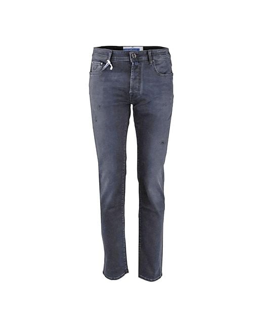 Jacob Cohen Blue Slim-Fit Jeans for men