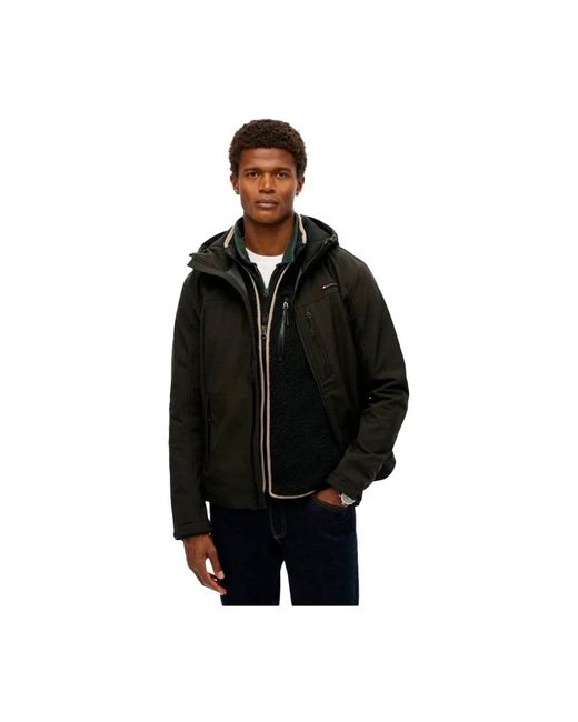 Superdry Softshell Trekker in het Black voor heren