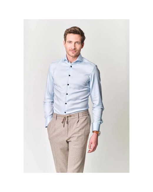 John Miller Blue Formal Shirts for men