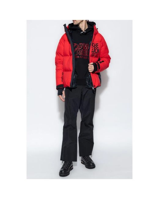 Moncler Red Down Jackets for men
