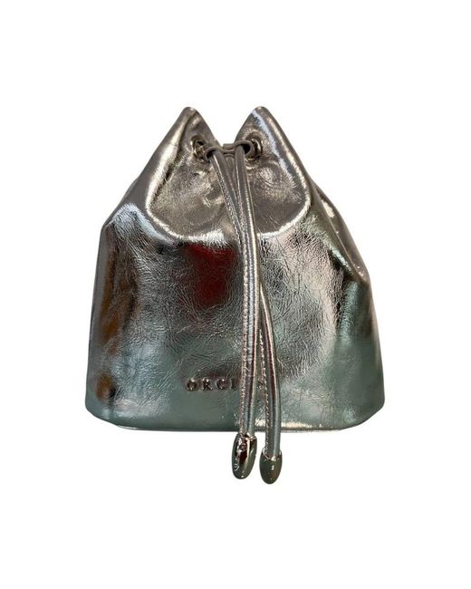 Orciani Gray Stilvolle Nest Handtasche