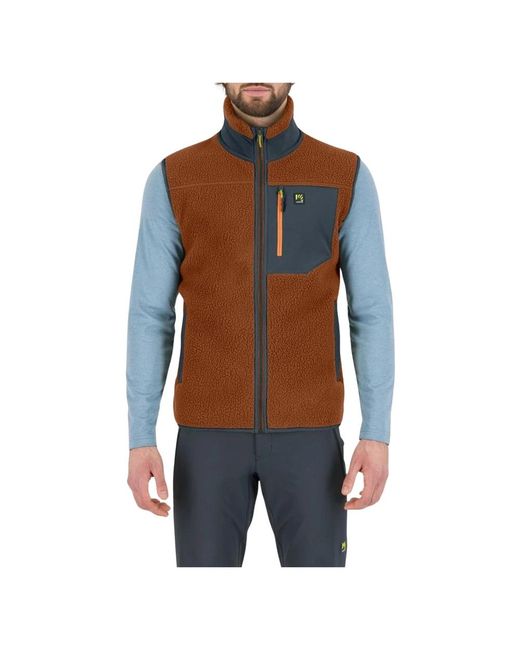 Karpos Jassen ,Veelkleurig ,Moiazza Retro Fl Vest in het Black voor heren